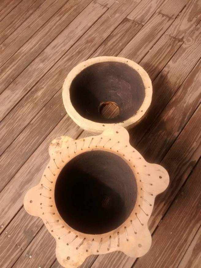 Sunhive inside coated with charcoal